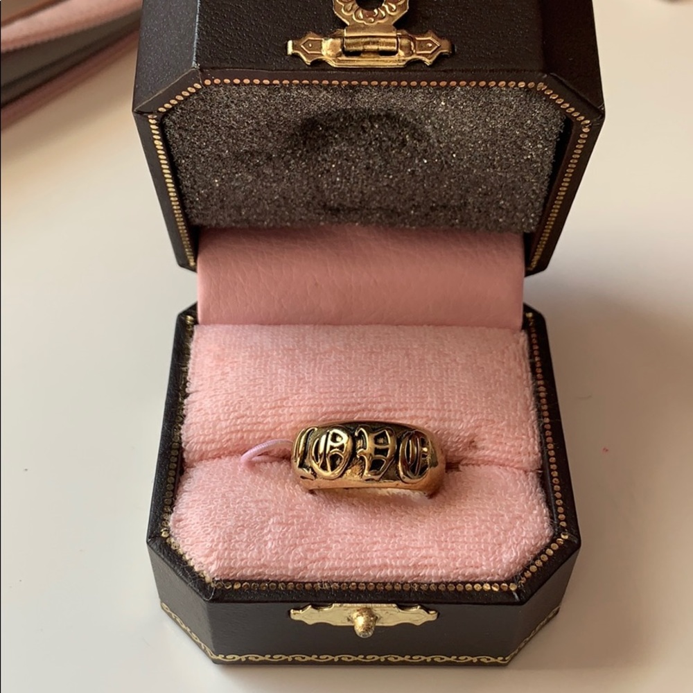 Juicy Couture Love Ring in gold